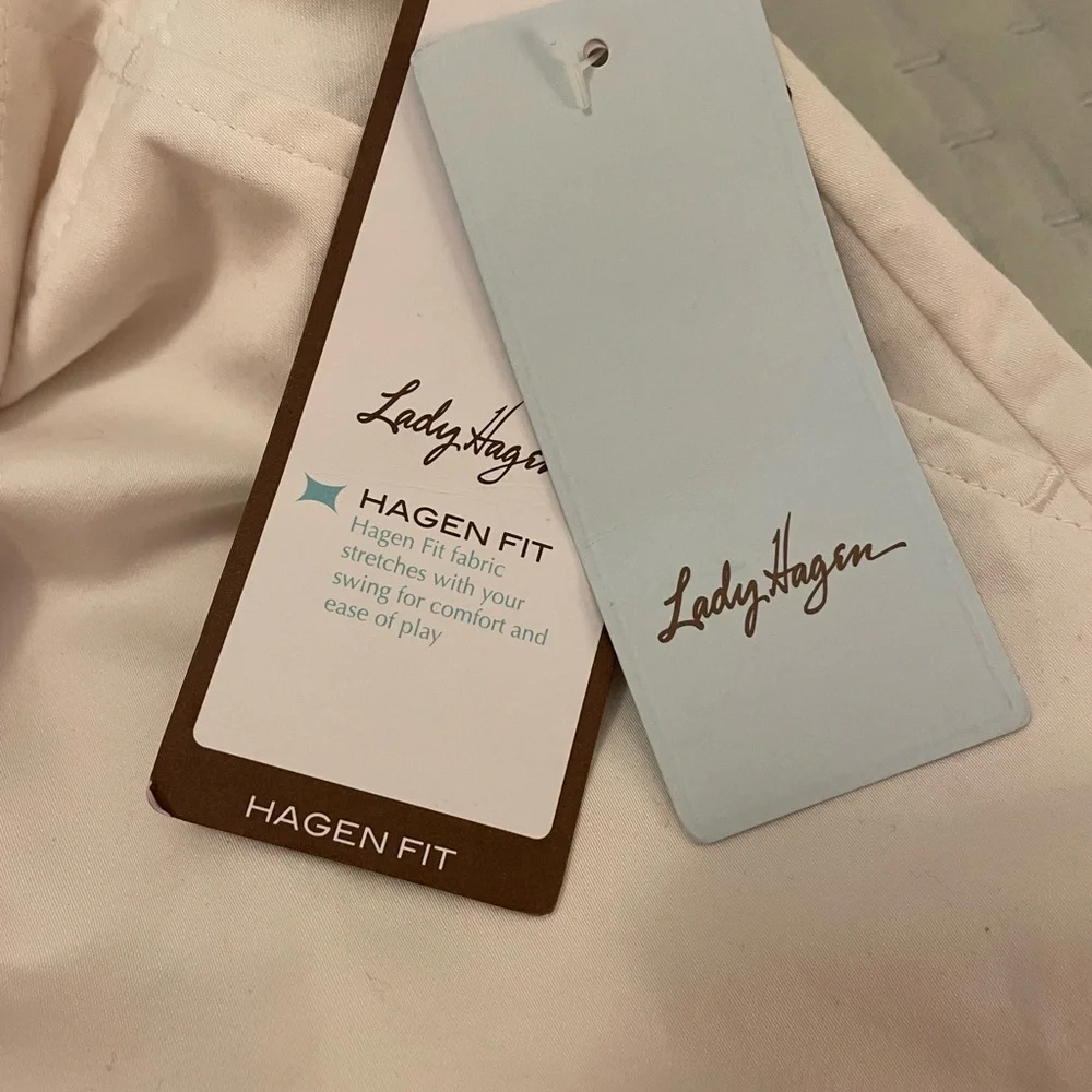 Lady Hagen Golf Skort  NWT size 6 White L=17” W=32” - Picture 7 of 11